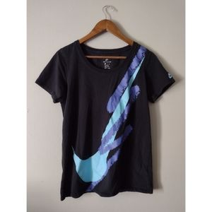 The Nike Tee | Original Nike Logo Athletic Cut Short Sleeve Blouse Top